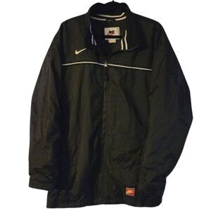 Vintage Nike‎ Authentic Team Sports Black Jacket Men's Large